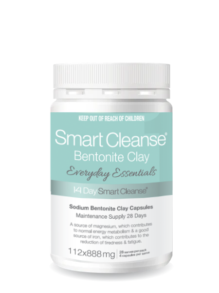 Smart Cleanse - Bentonite Clay Capsules | Source of Magnesium