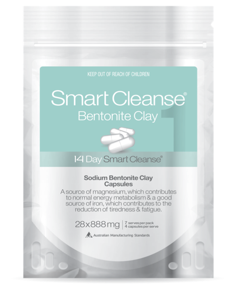 Smart Cleanse - Bentonite Clay Capsules | Source of Magnesium